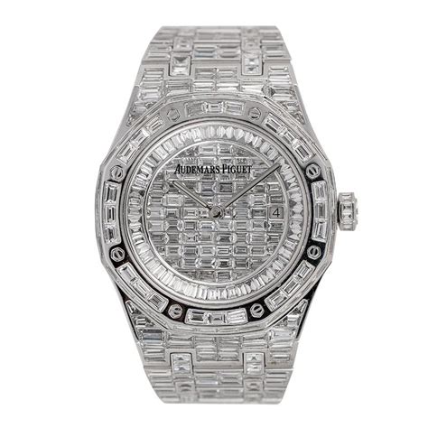 full diamond audemars piguet|Audemars Piguet factory diamonds.